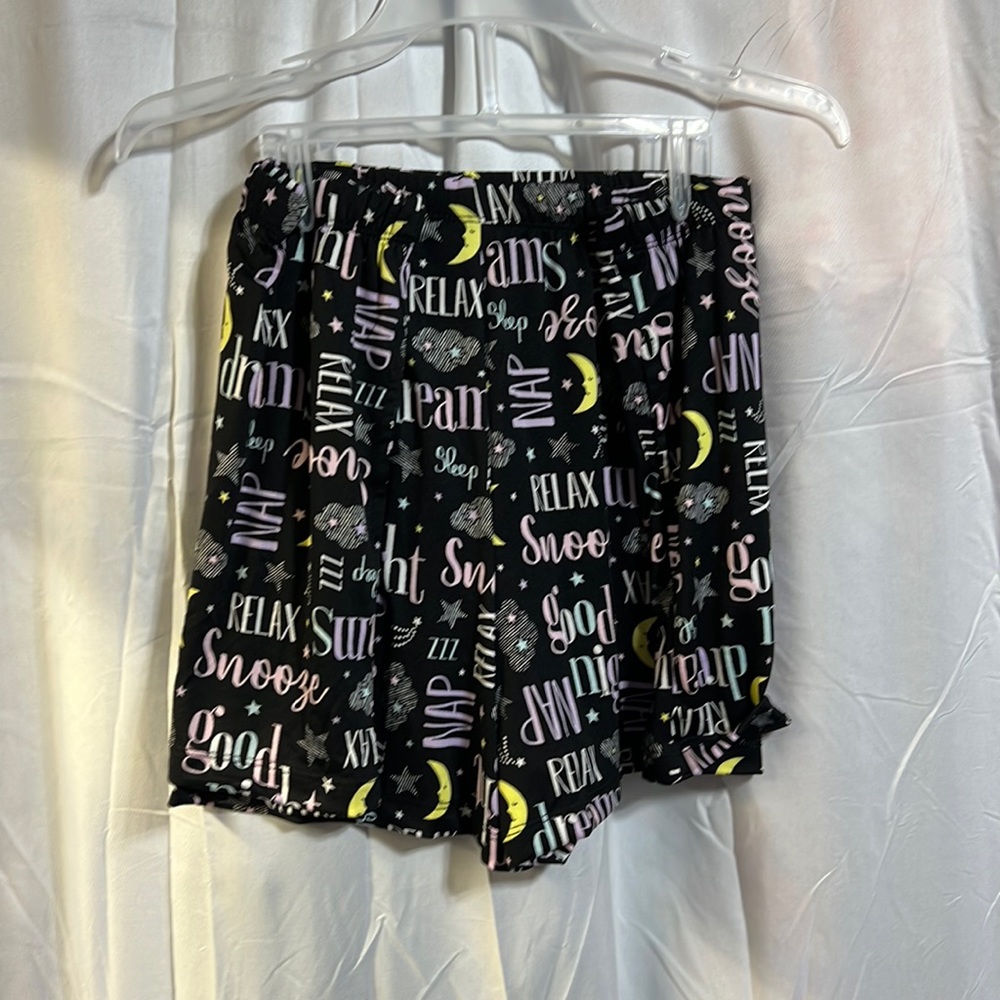 Joyspun Women's Print Tank Top and Shorts Pajama Set, 2-Piece, Sizes 2X, 3X - Picture 2 of 5